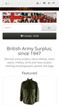 Mobile Screenshot of britisharmysurplus.com